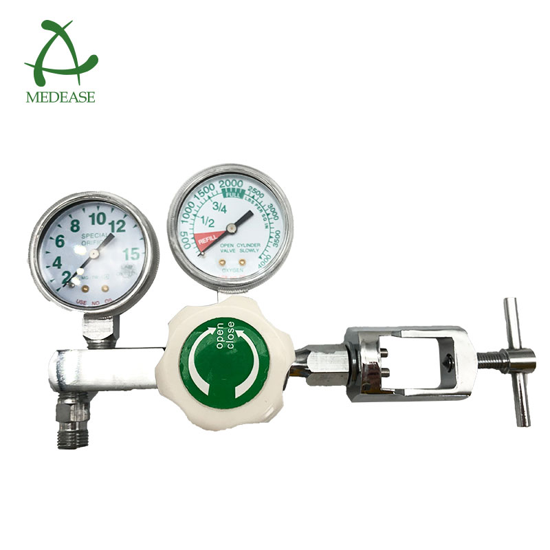 CGA870 Oxygen Reducer/Oxygen Regulator with Double Meter