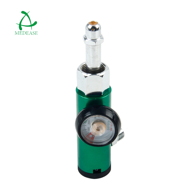 CGA540 General Medical Oxygen Regulator/Pin Indexed Yoke Inlet Cylinder Click Oxygen Regulator