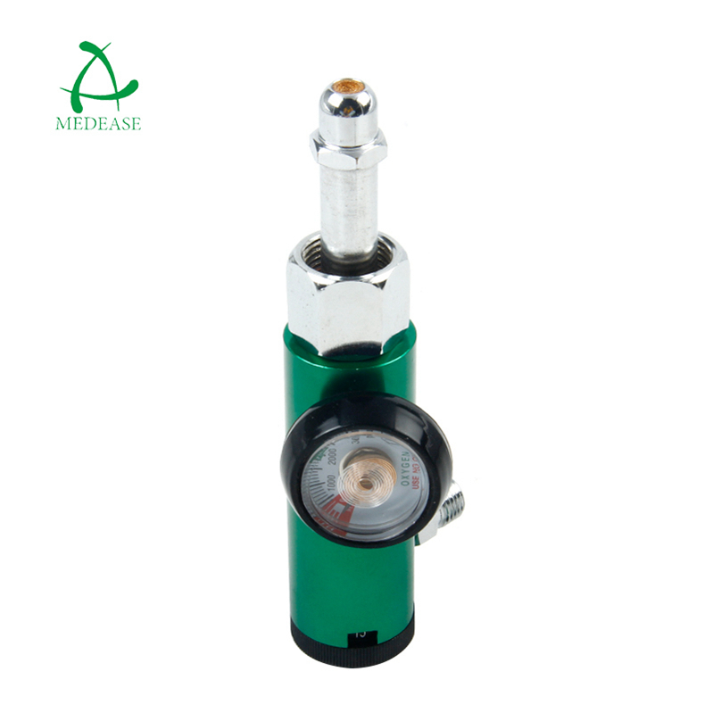 CGA540 General Medical Oxygen Regulator/Pin Indexed Yoke Inlet Cylinder Click Oxygen Regulator