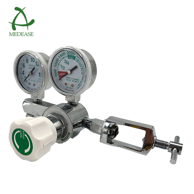 CGA870 Oxygen Reducer/Oxygen Regulator with Double Meter