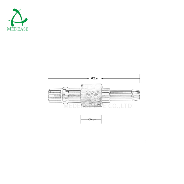 DIN Vacuum Connector Barb MEDEASE