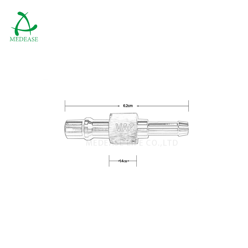 DIN Vacuum Connector Barb MEDEASE