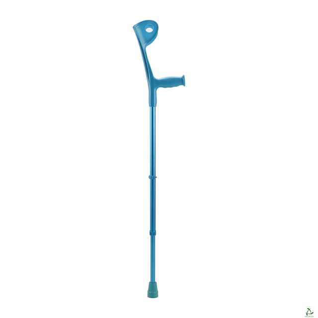 Ergonomic Underarm Crutches With Extra Padding And Anti-Slip Tips, Suitable For Elderly Crutch